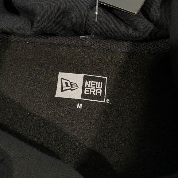 Los Angeles LA Kings Wordmark Logo New Era Hoodie Womens Medium Black NHL Hockey - Picture 7 of 15